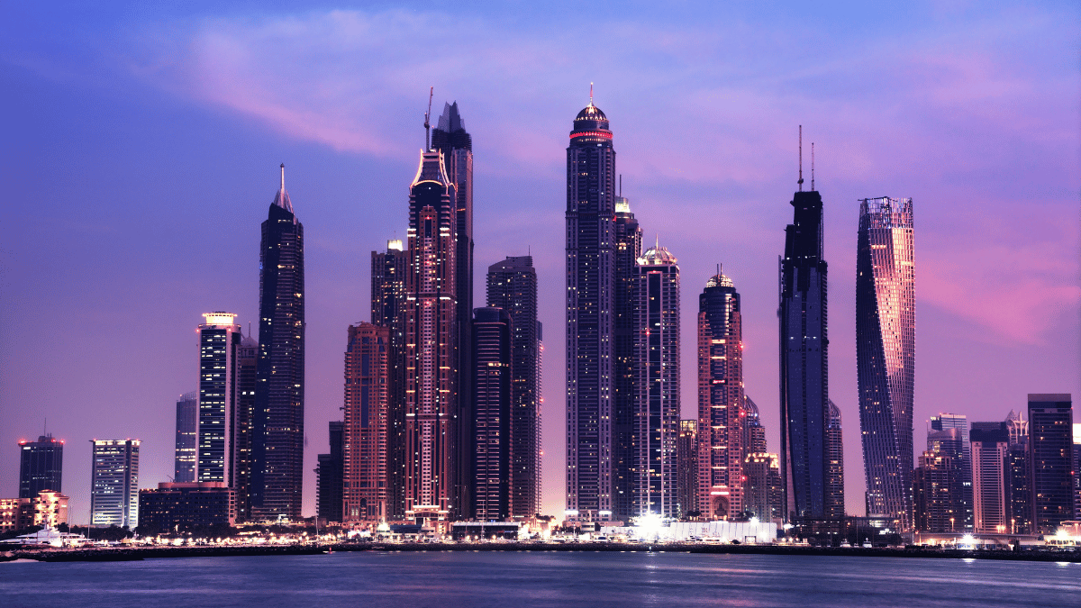 A beautiful view of the United Arab Emirates