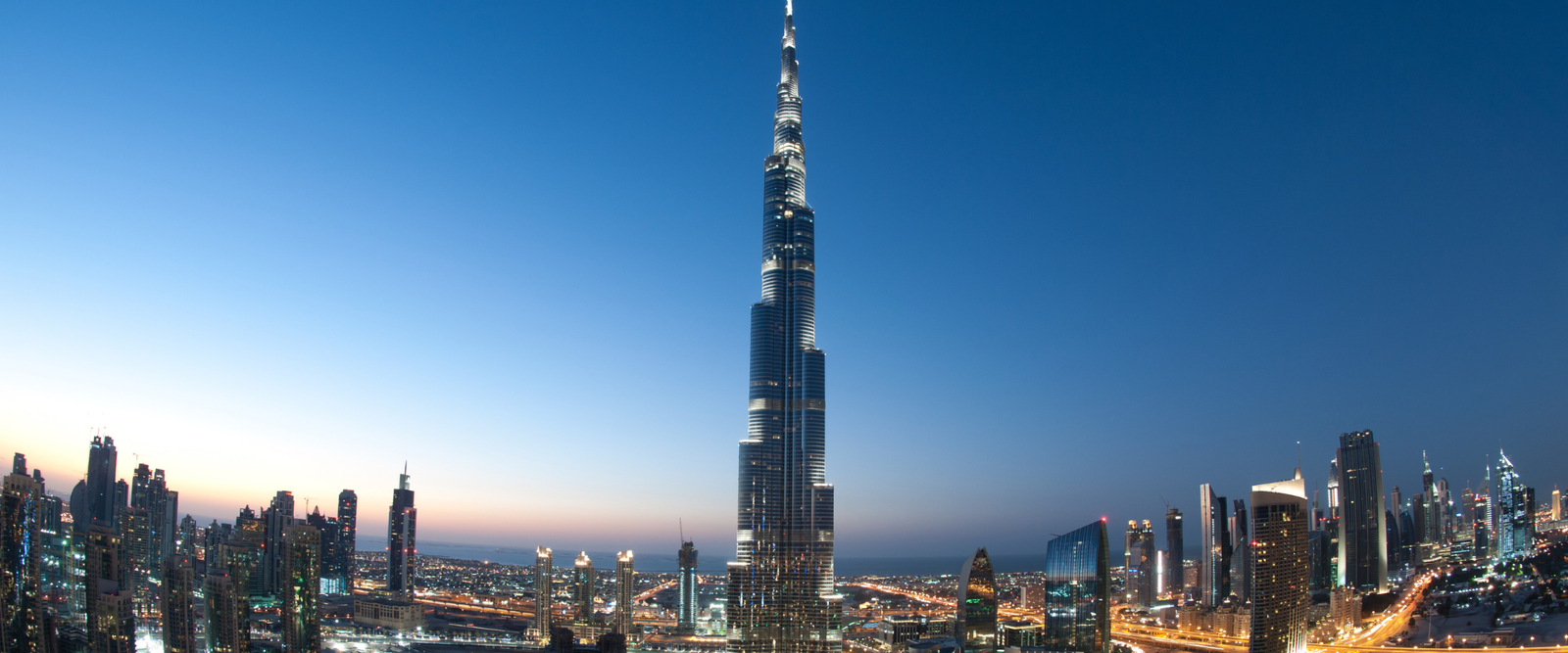 Burj Khalifa observation deck Dubai skyline
